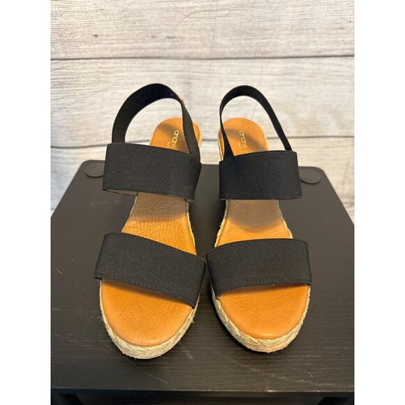 Andre Assous Allison Strappy Espadrille Wedge Sandals Size 8 - Picture 1 of 5